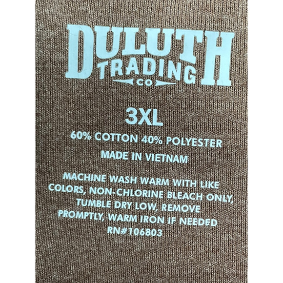 DULUTH TRADING MENS BROWN LONG SLEEVE SHIRT - Picture 8 of 8